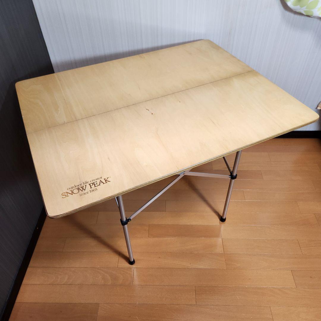 【美品】SNOW PEAK フォールディング テーブル　旧ロゴ