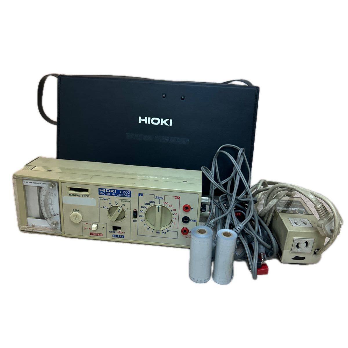 B0586 通電確認済み 希少 レア 日置電機 マイクロハイコーダ 8202 MICRO HI-CORDER メモリオシログラフ 記録計 HIOKI national 漏電当番