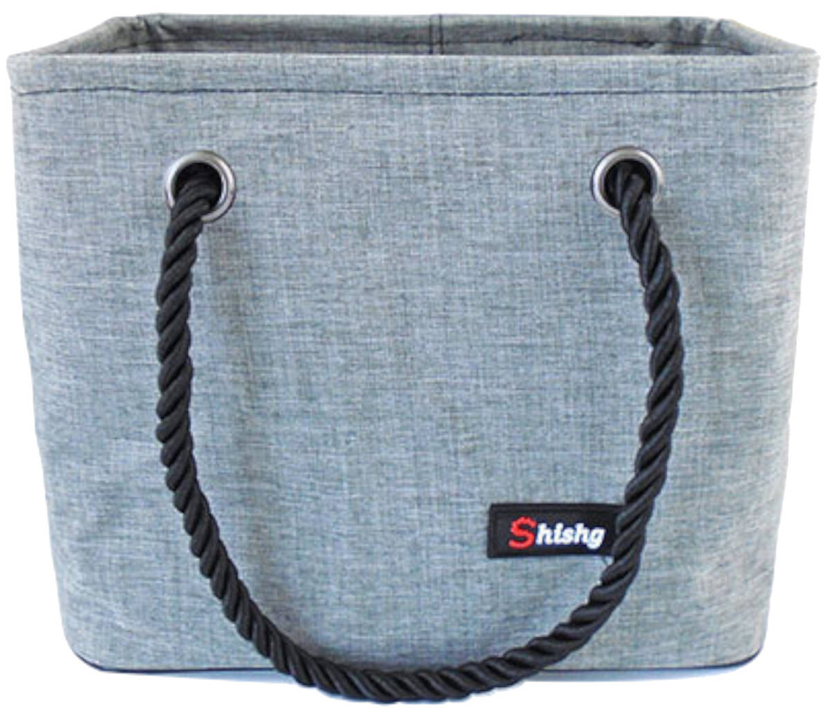 【在庫処分】スパバッグ 温泉バッグ 大容量 メッシュ 大きめ 折りたたみ 銭湯 防水 マチ広め ジム (グレー)