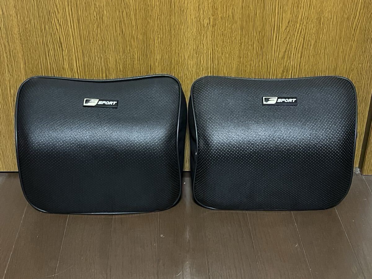 左右2個セット レクサス Fスポーツ ネックパッド クッション LEXUS CT IS GS ES LS RC LC RX NX GX LX LBX