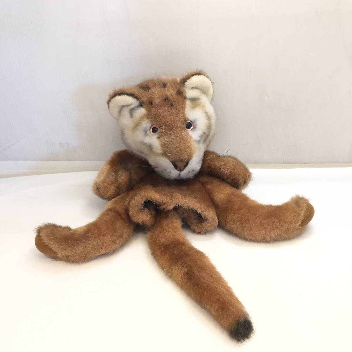 F010905◎メリーソート MERRY THOUGHT ライオン ぬいぐるみ パペット 全長約50㎝◎