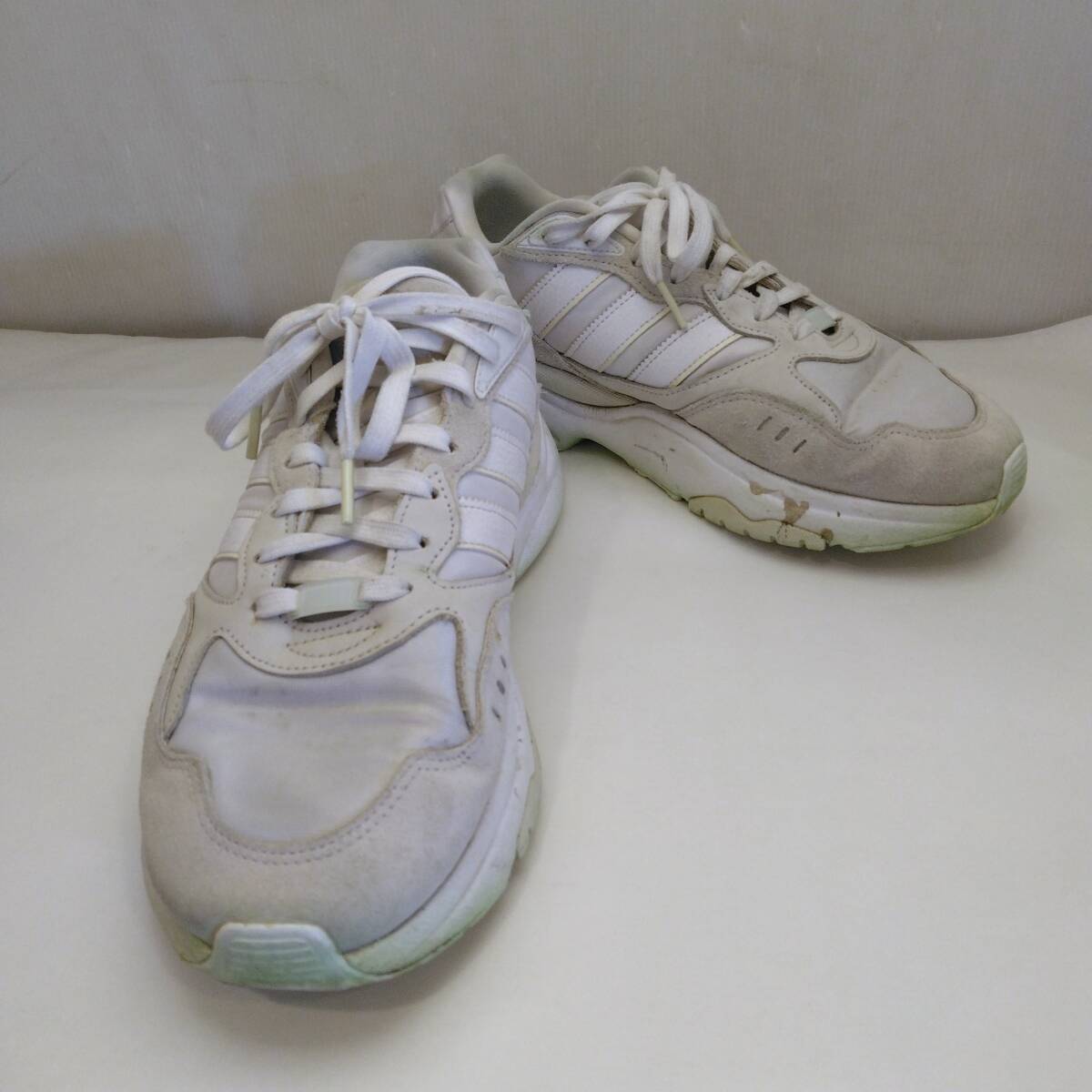 E021002◇adidas 28.5㎝ スニーカー 白 ホワイト HP6366 adidas RETROPY F90 TORSION US10.5 トルション アディダス レトロピー ◇