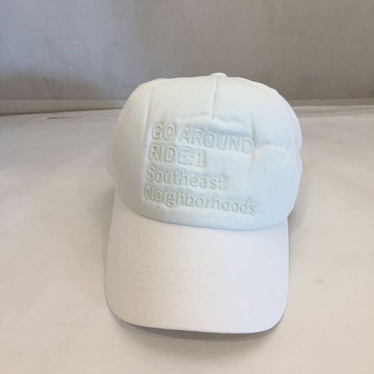 F011604◎④未使用 Munsingwear マンシングウェア キャップ ホワイト ゴルフ スポーツ 白 帽子 ゴルフキャップ 56～60cm◎