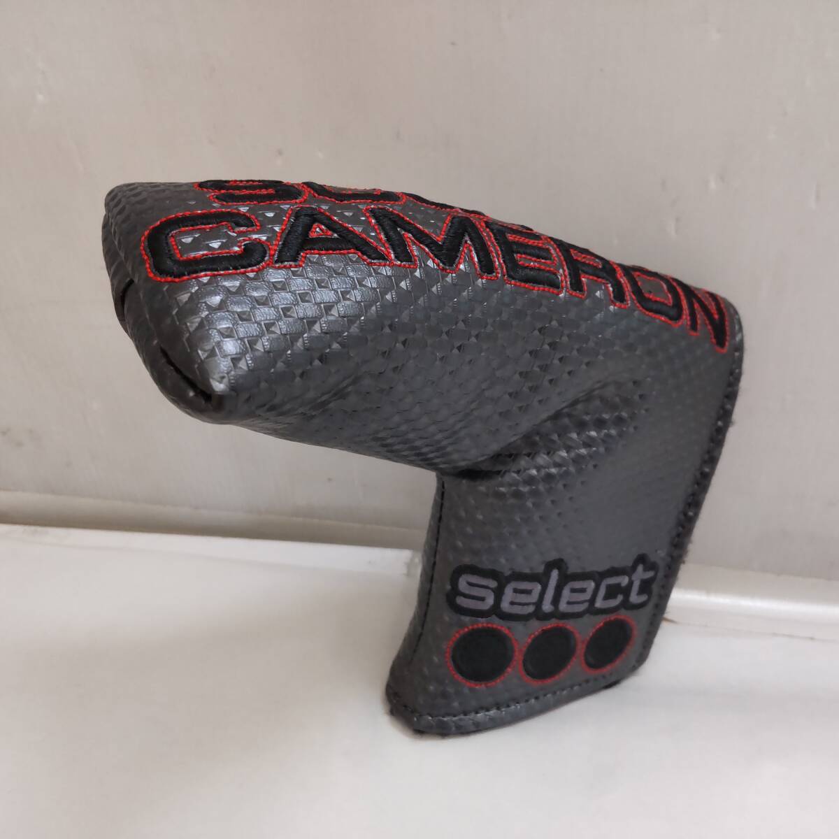 Y012205■[2] 厚み8cm SCOTTY CAMELRON スコッティキャメロン select パター用 ヘッドカバー マジックテープ Titleist 使用感なし■