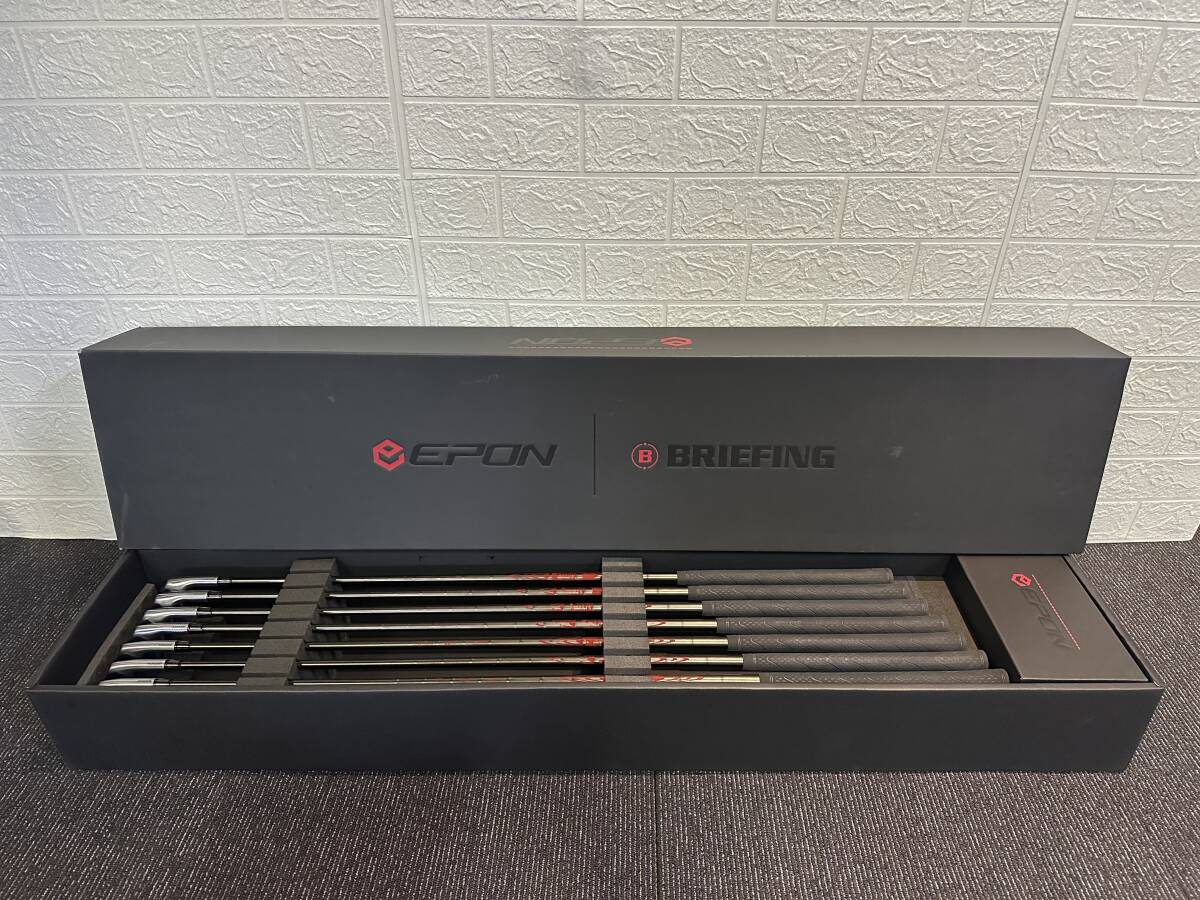 62S7210 BRIEFING×EPON PERSONAL ブリーフィング エポン アイアン 7本 N.S PRO MODUS3 TOUR115 フレックスS シャフト