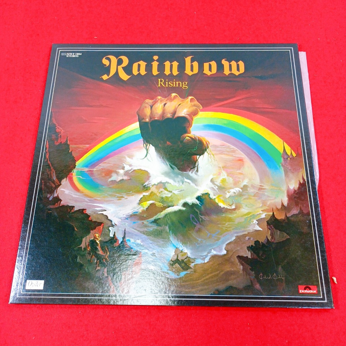 管④ LP Rainbow Rising 虹を翔る覇者 国内盤 レインボー ライジング 見開き 帯なし 