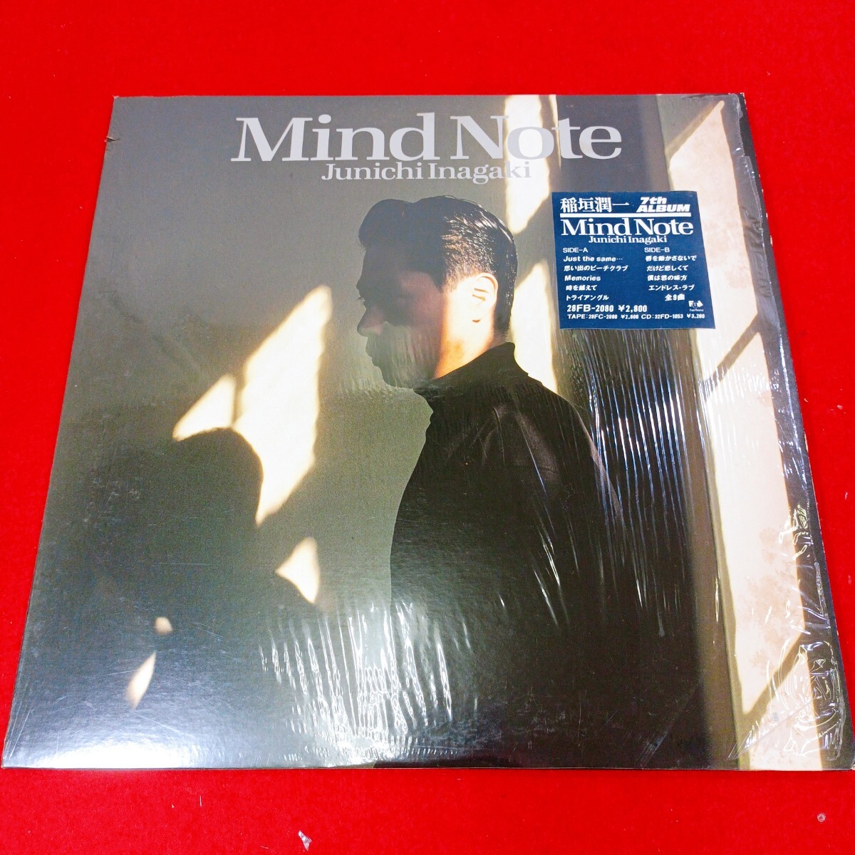 管LP29 希少 レア盤 稲垣潤一 『Mind Note』 マインド ノート 見本盤 プロモ盤 非売品 国内盤 LPレコード 7th アルバム シティポップ