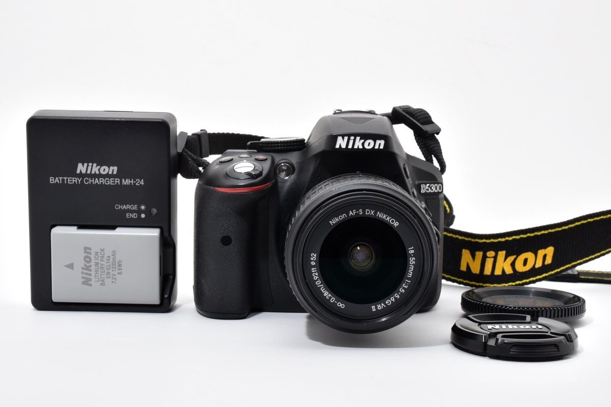【大人気】 Nikon ニコン D5300 レンズキット デジタル一眼カメラ #3737