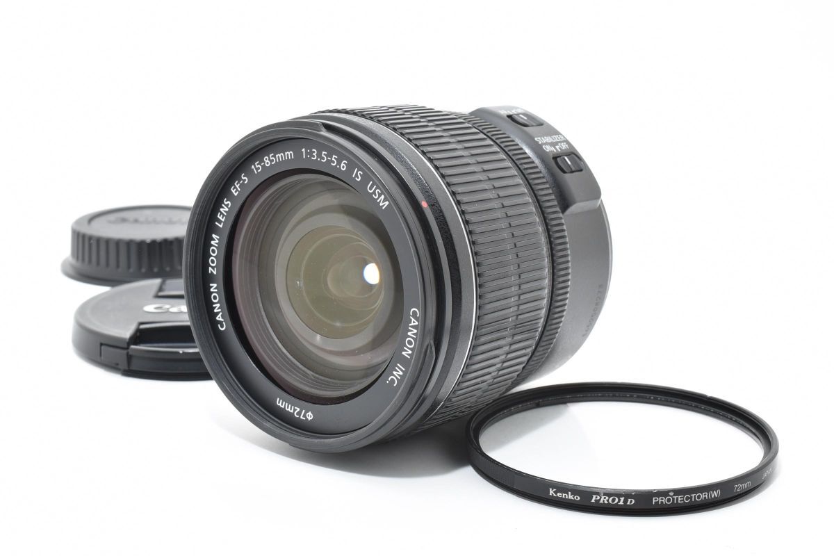 【動作好調】 Canon キャノン EF-S 15-85mm 3.5-5.6 IS USM レンズ デジタル一眼カメラ #3920