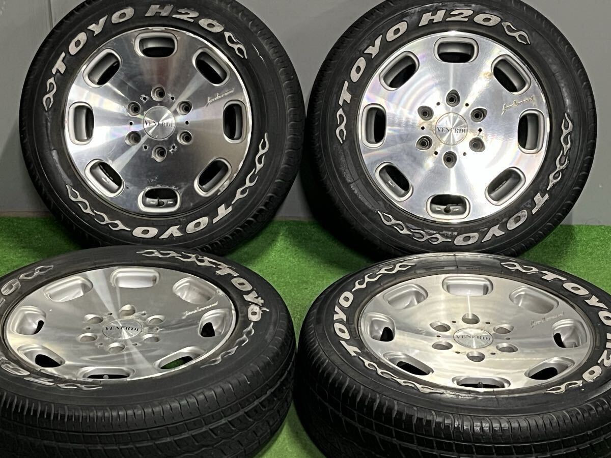 【限定値下げ！】VENERDI 16in 6.5J?+35 PCD139.7 トーヨー H20 215/65R16C 109/107R ハイエース レジアスエース キャラバン 倉庫保管品 
