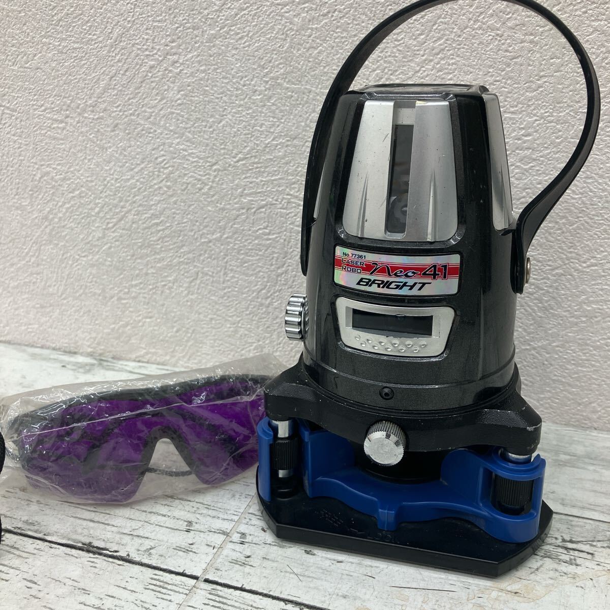 シンワ レーザー墨出し器 シンワ測定 LASERROBO NO.77361 動作確認済み【9301】