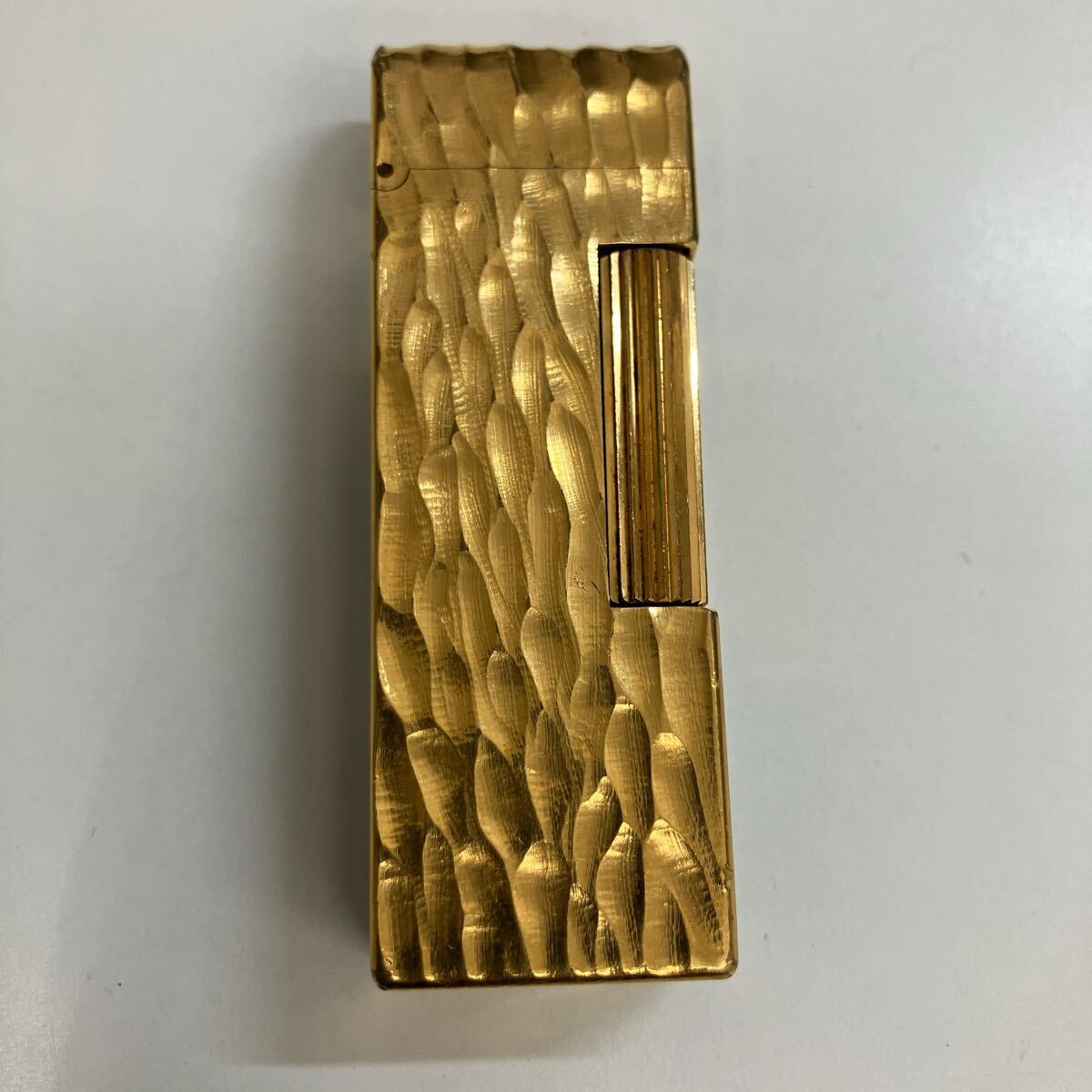 ダンヒル Dunhill dunhill ガスライター ローラー式 ゴールドカラー 喫煙具 ゴールド ライター 喫煙グッズ 着火未確認【9317】