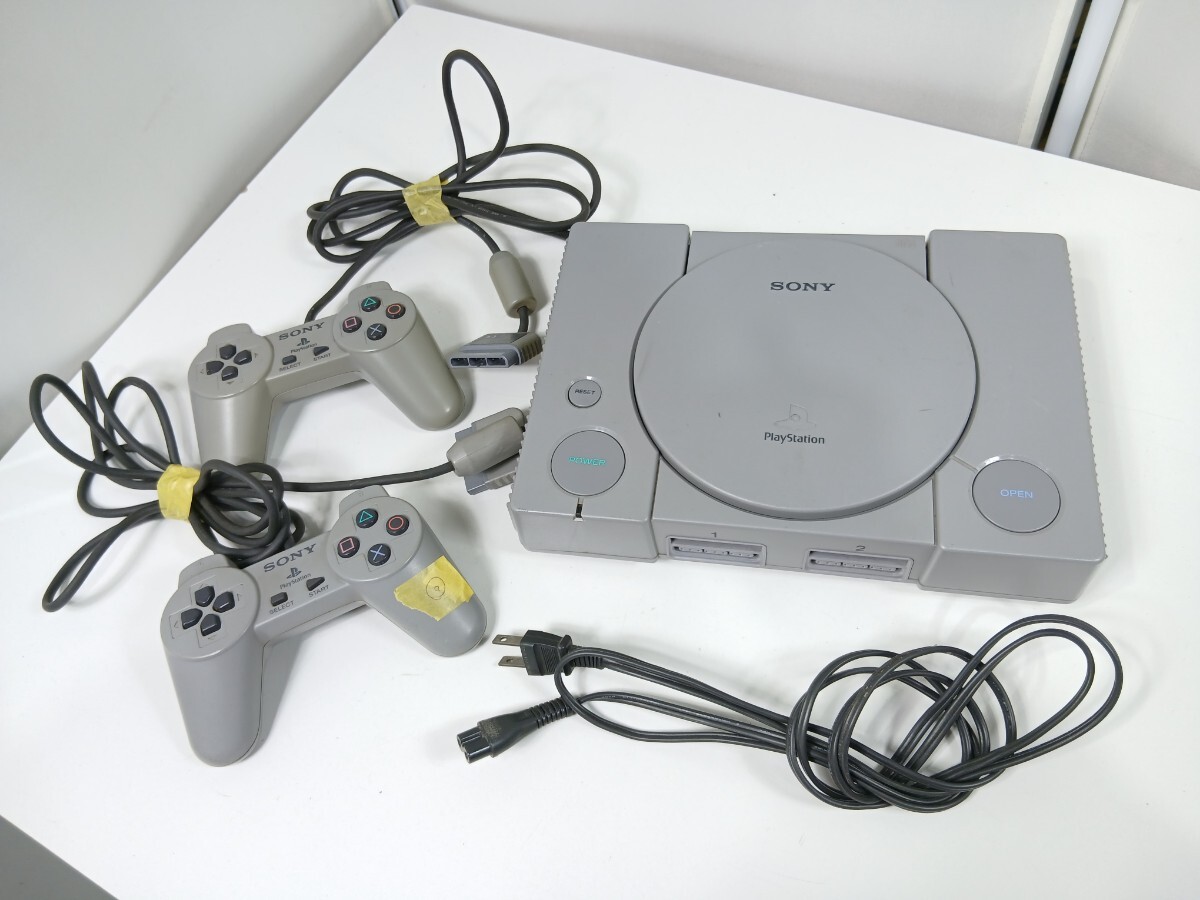 #1374 PlayStation1 プレイステーション SCPH-1000 プレステ コントローラー付き/和歌山県にて引き取り大歓迎