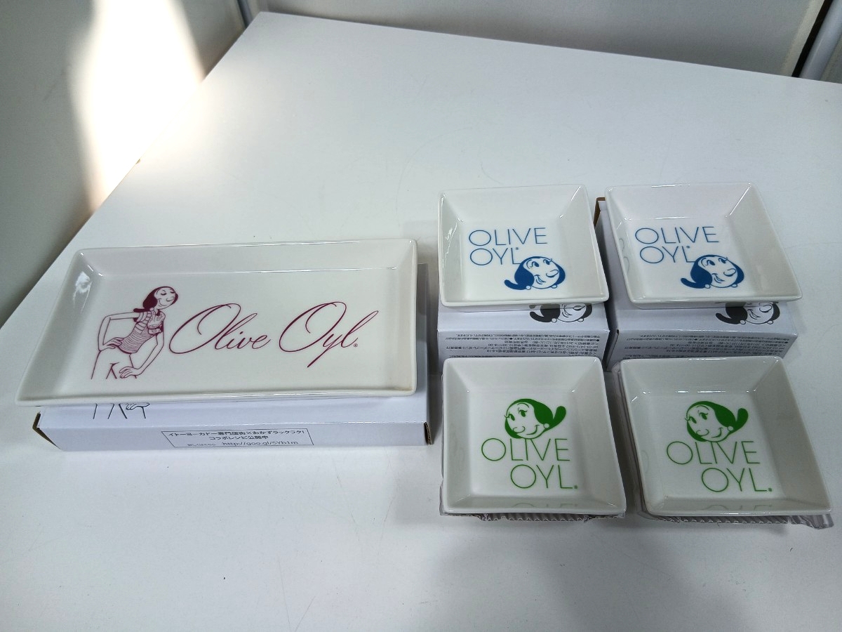 #1400 OLIVE OYL ポパイ お皿セット 小皿 食器/和歌山県にて引き取り大歓迎