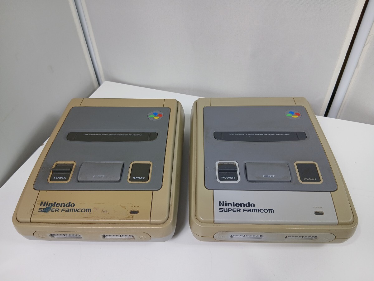 #1410 Nintendo 任天堂 スーパーファミコン HVC-002 ２台セット 動作確認済み/和歌山県にて引き取り大歓迎