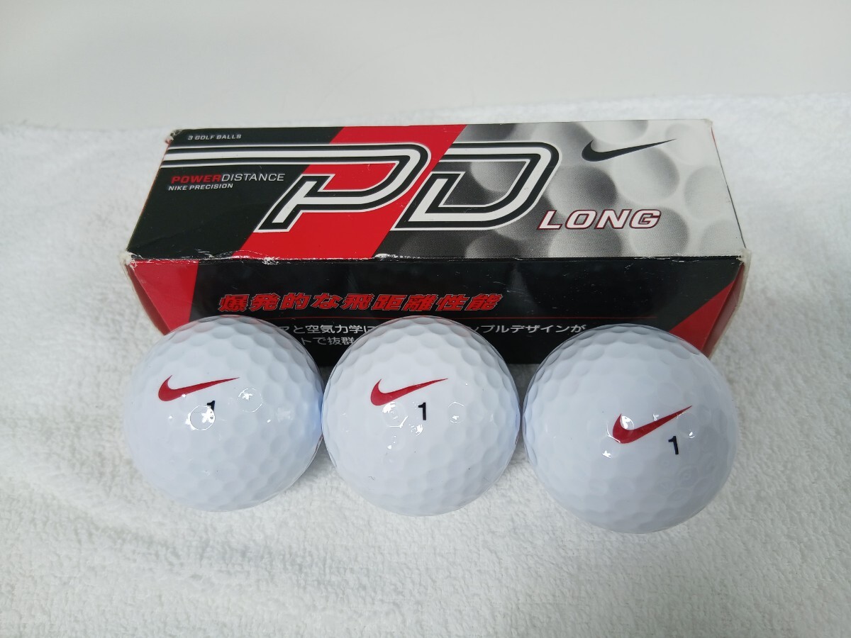 #1413 NIKE ナイキ ゴルフボール PD LONG(3個) ナイキゴルフ /和歌山県にて引き取り大歓迎