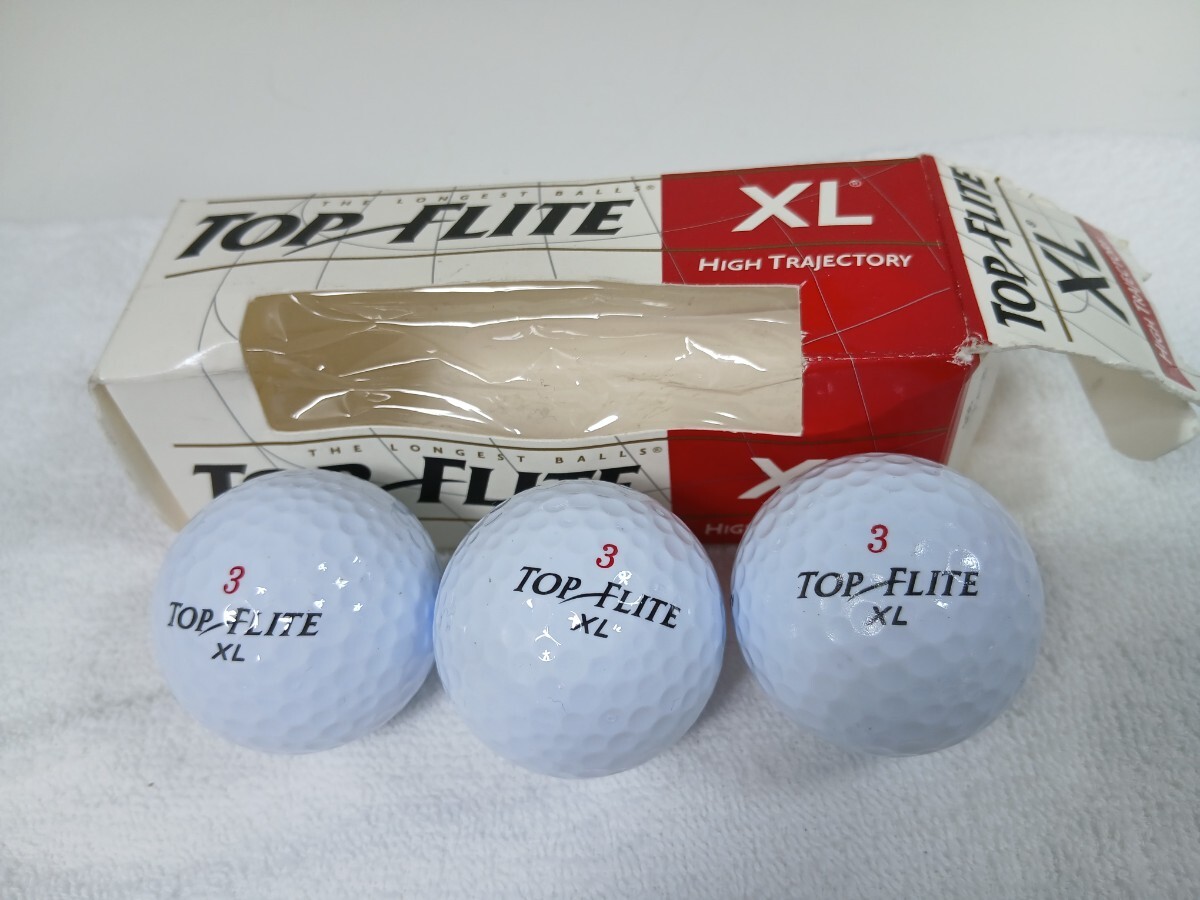 #1417 Top-Flite XL ゴルフボール(3個) ゴルフ/和歌山県にて引き取り大歓迎