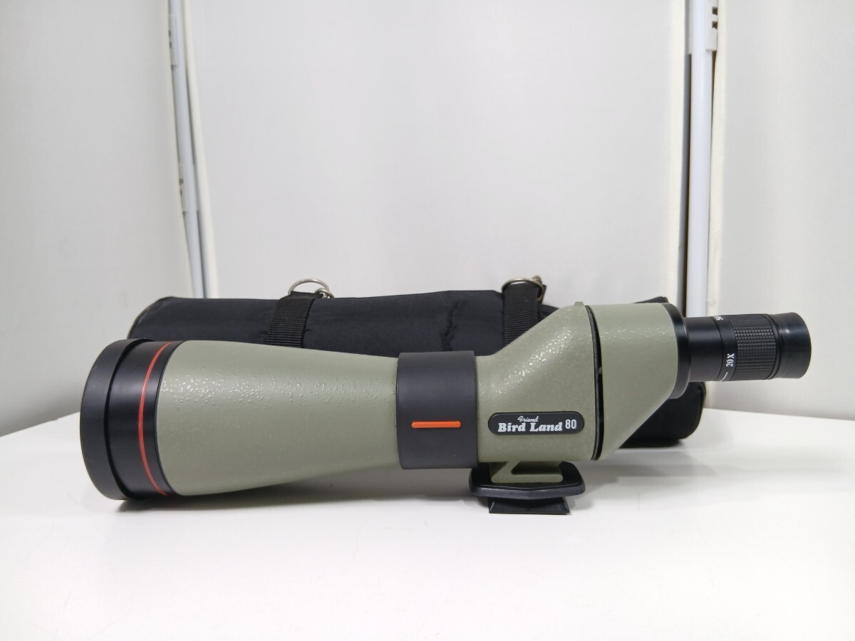 #1658 Bird Land 80 フィールドスコープ バードランド 望遠鏡 単眼鏡 ポーチ付き/和歌山県にて引き取り大歓迎