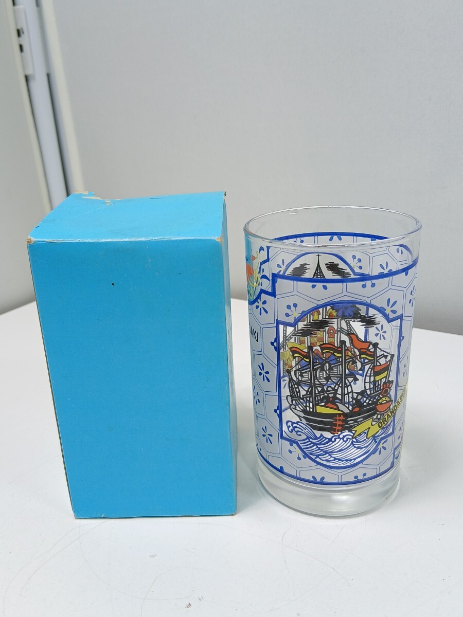 #1589 昭和レトロ NAGASAKI グラス ガラス レトロ コップ/和歌山県にて引き取り大歓迎