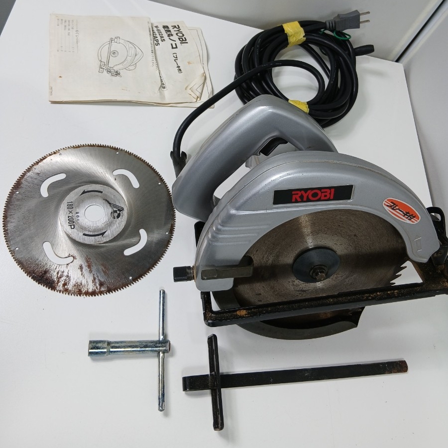 #1426 RYOBI リョービ 電気丸ノコ W-652AS 丸のこ 切断機 電動工具 ブレーキ付/和歌山県にて引き取り大歓迎