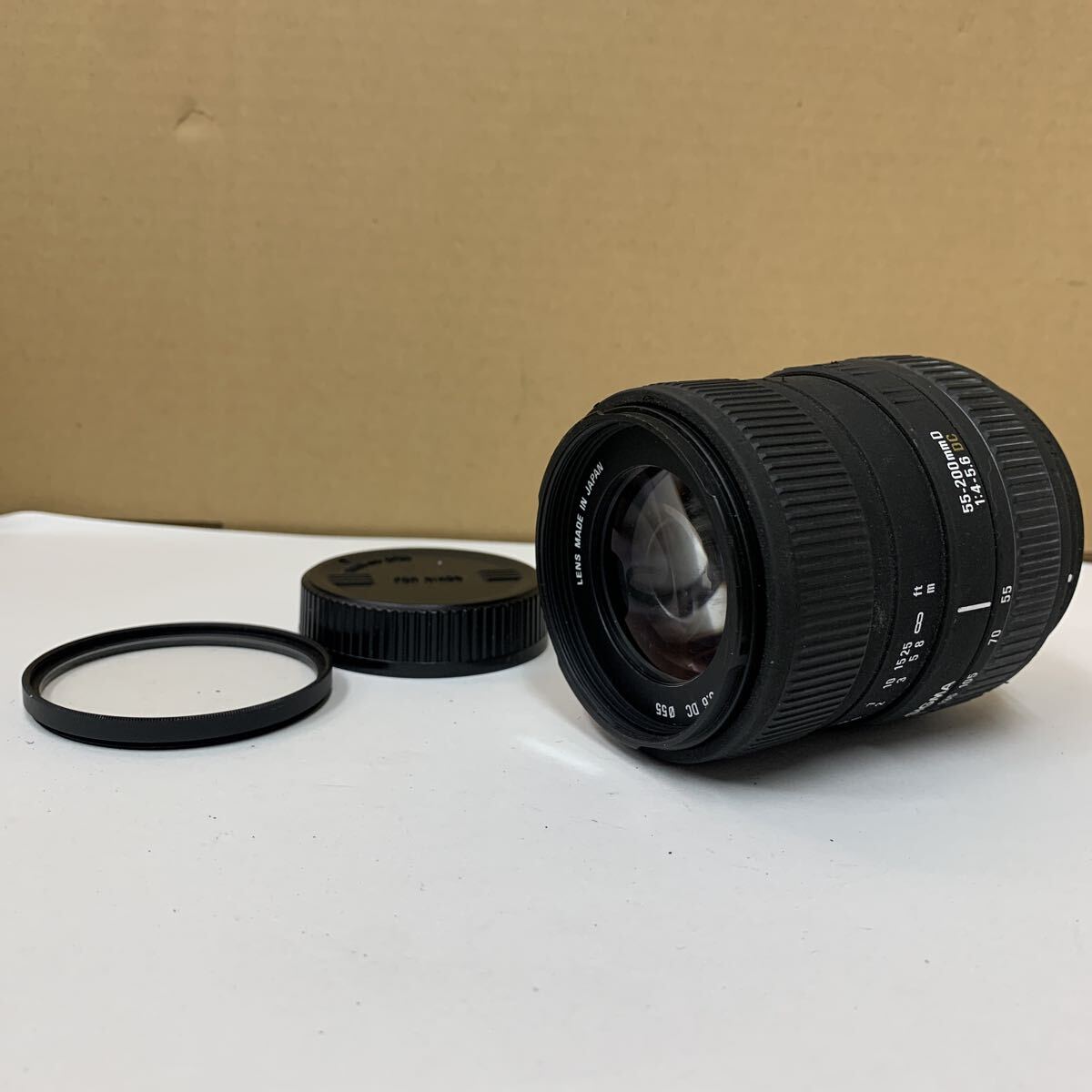 SIGMA ZOOM 55 - 200mm 1:4.5-5.6 DC φ55 シグマ カメラレンズ ニコン用 未確認 LENS 58