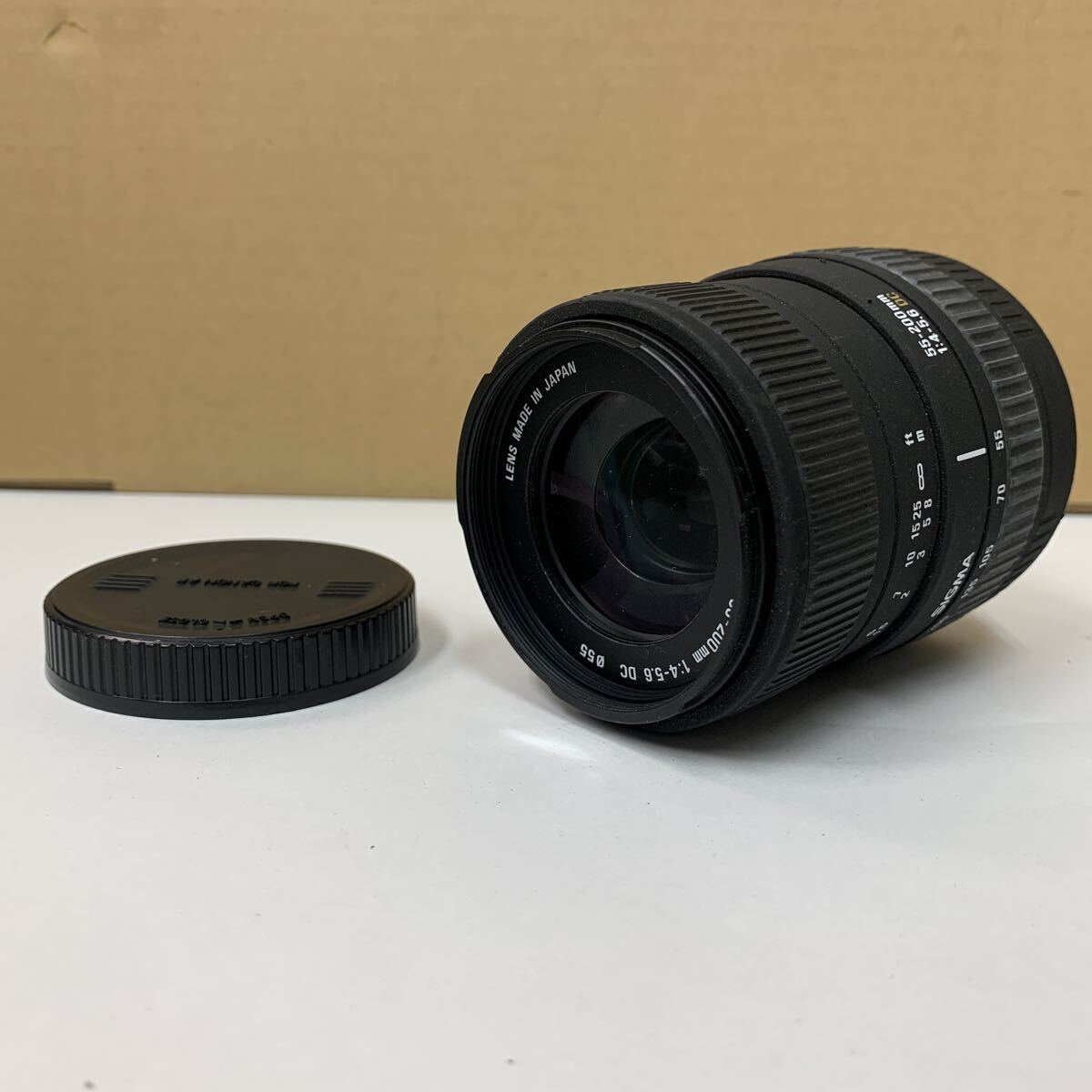 SIGMA ZOOM 55 - 200mm 1:4-5.6 DC φ55 シグマ カメラレンズ キヤノン用 未確認 LENS 65