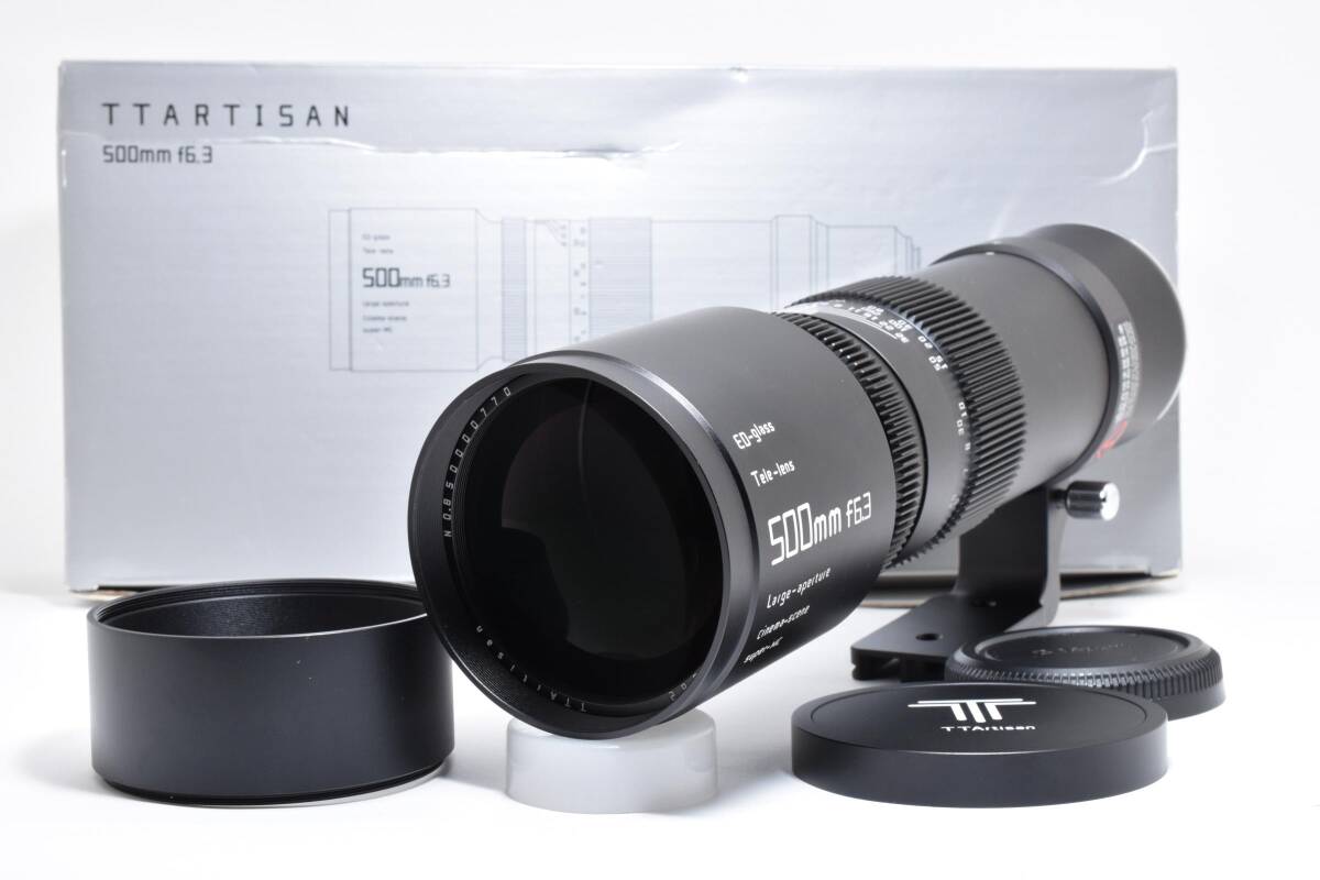 ★美品★ ティーティーアーティザン TTartisan TTARTISAN 500MM F6.3 TELEPHOTO 望遠 単焦点 レンズ ★ L19#7417