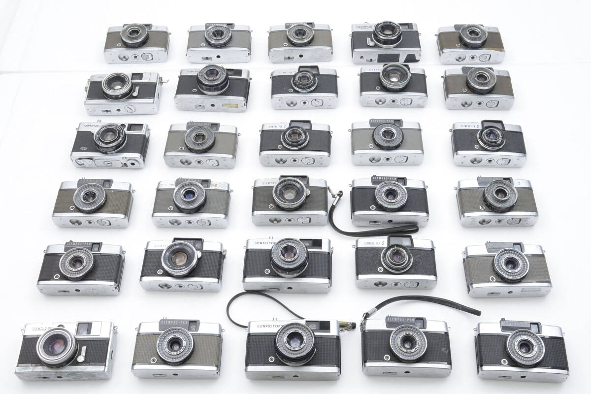 30個 まとめ オリンパス OLYMPUS PEN EE-3 D S EE-2 EED ED 他 ジャンク 動作未確認 現状 #095 #053 #1718