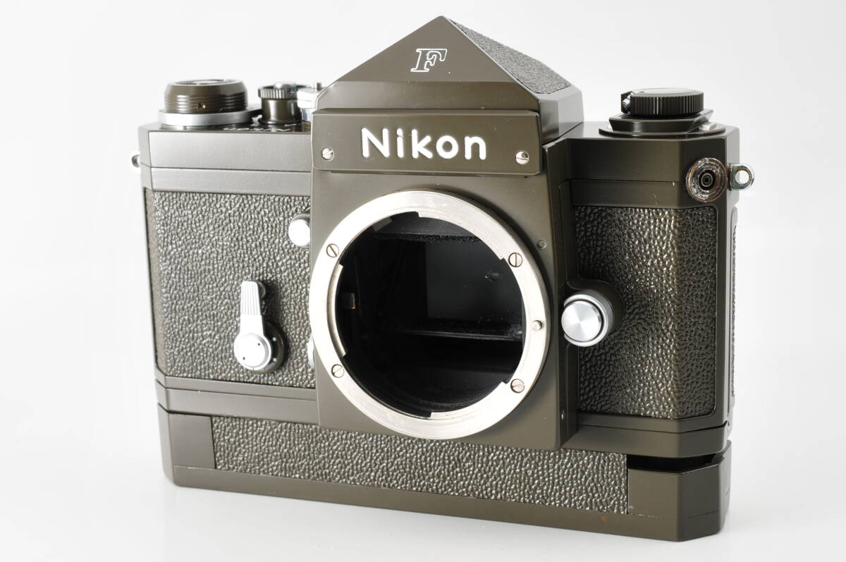 nikon f eyelevel trigger winder olive ニコン Fアイレベル トリガーワインダー付き オリーブ