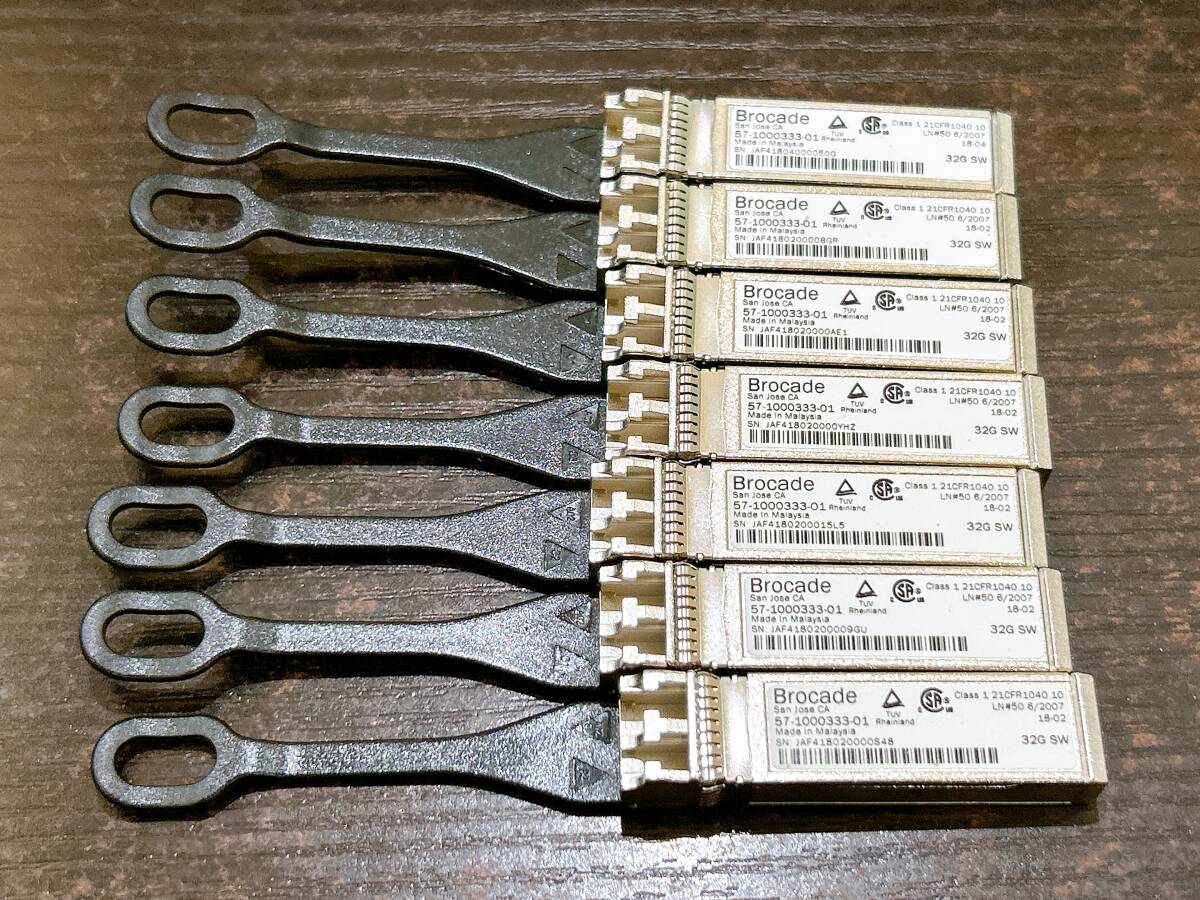 【動作品/7個セット】Brocade 57-1000333-01 32G SW トランシーバ モジュール
