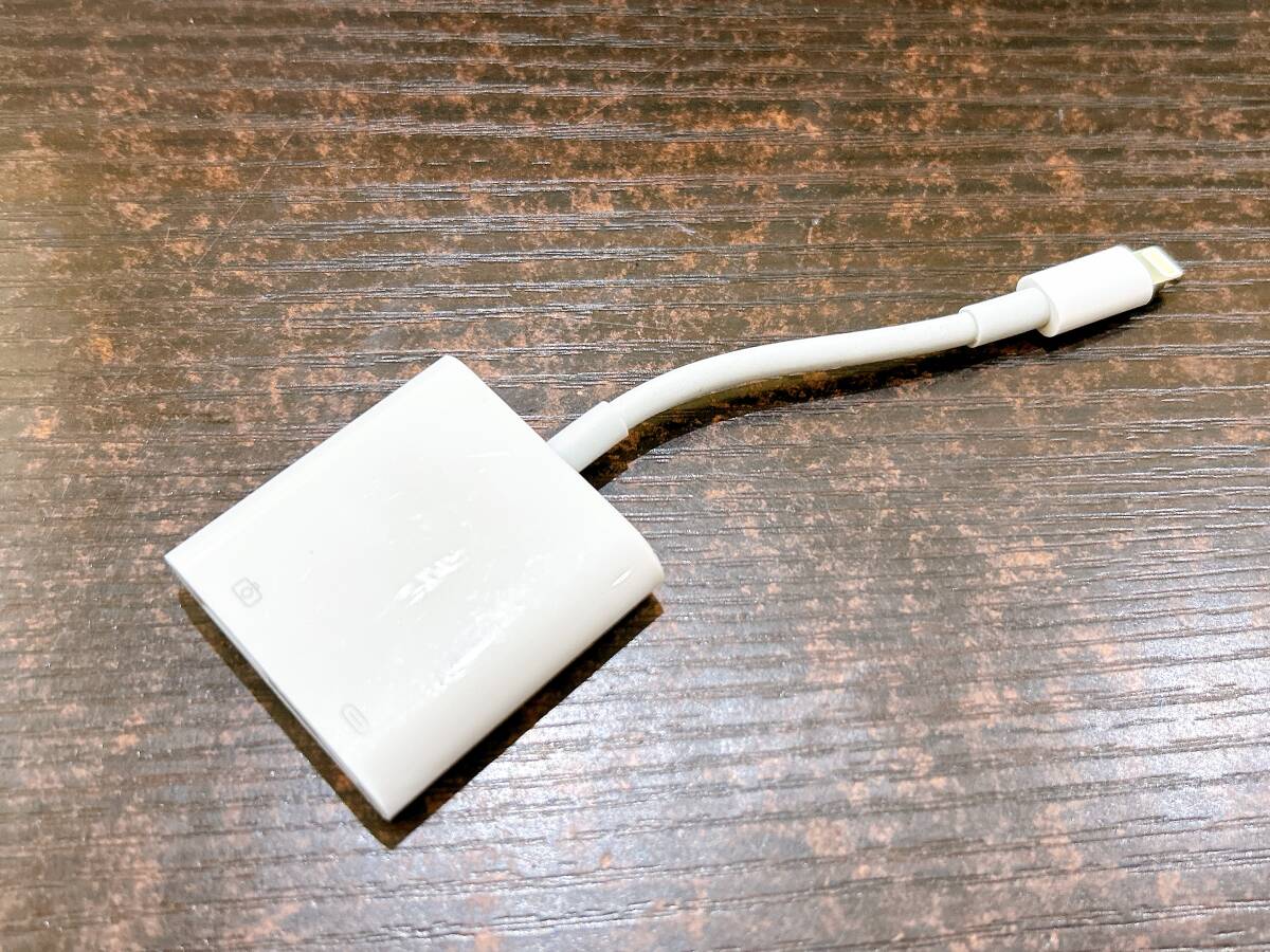 【動作品】Apple Lightning-USB 3 A1619 カメラアダプタ/Camera Adapter