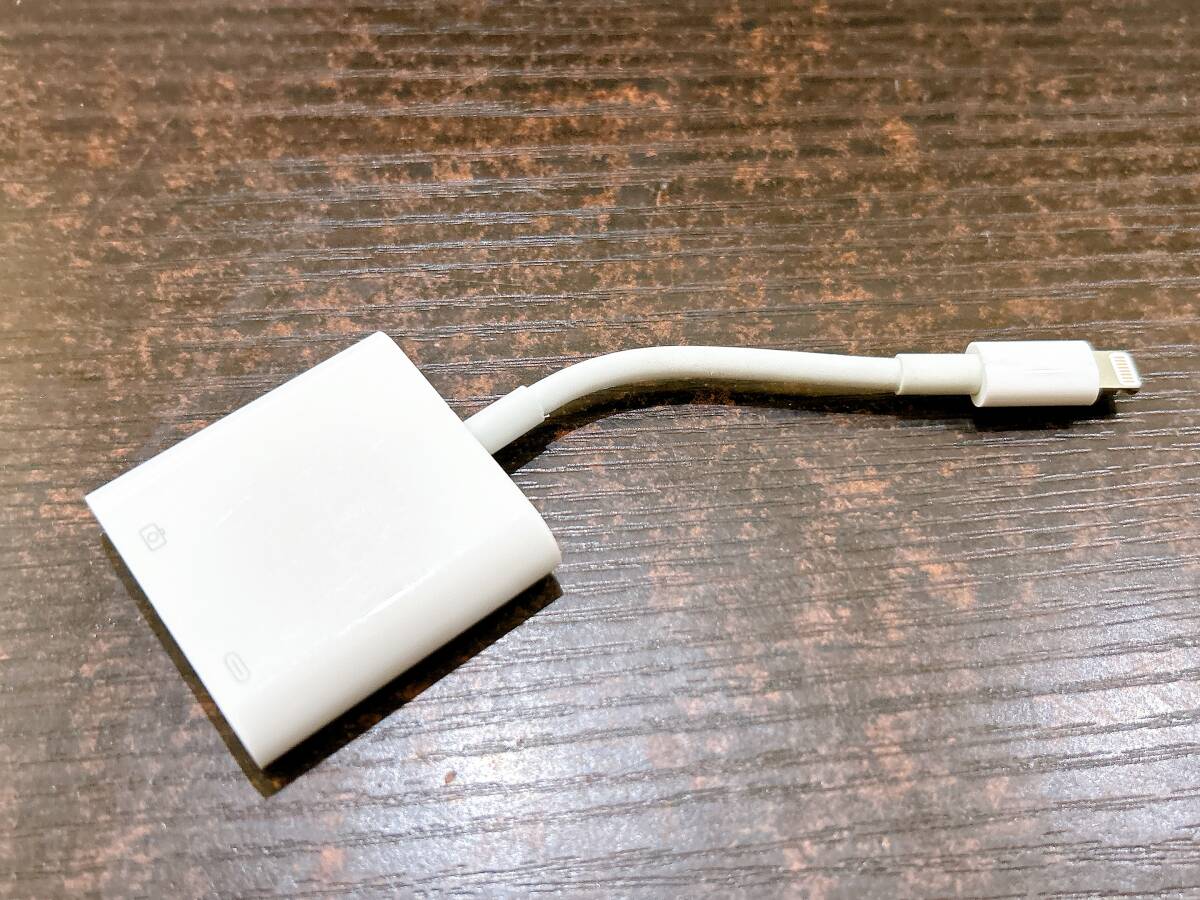 【動作品】Apple Lightning-USB 3 A1619 カメラアダプタ/Camera Adapter