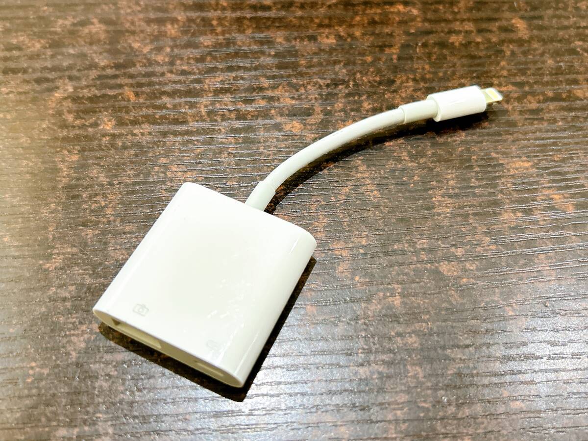 【動作品】Apple Lightning-USB 3 A1619 カメラアダプタ/Camera Adapter
