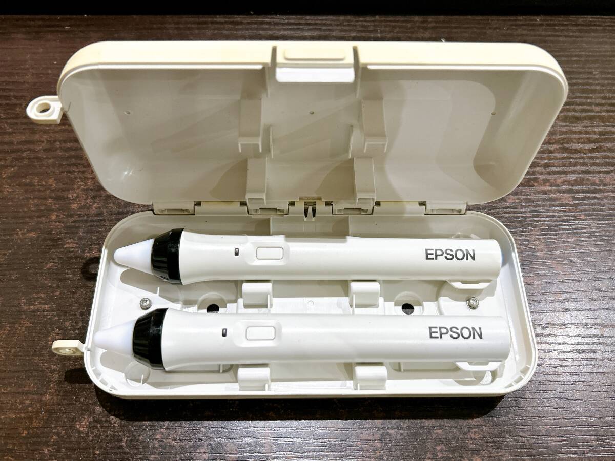 【2本セット/電子ペン】EPSON/エプソン ELPPN04 プロジェクター用 Easy Interactive Pen/動作品