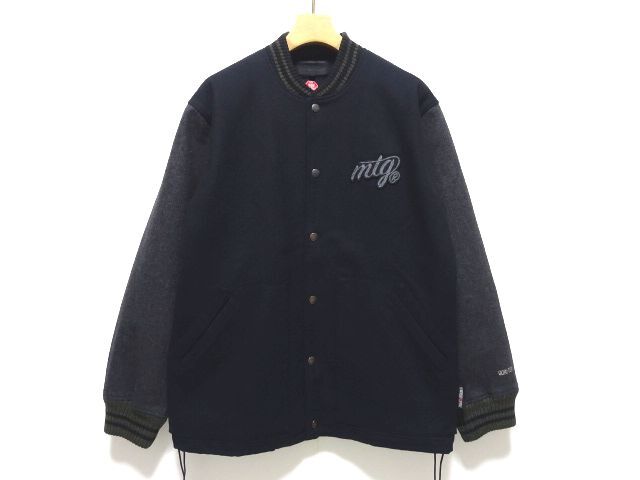 montage x GORE WIND STOPPER 00s vintage original VARSITY JACKET M size / モンタージュ スタジャン コーチジャケット 裏原 Y2K メンズ