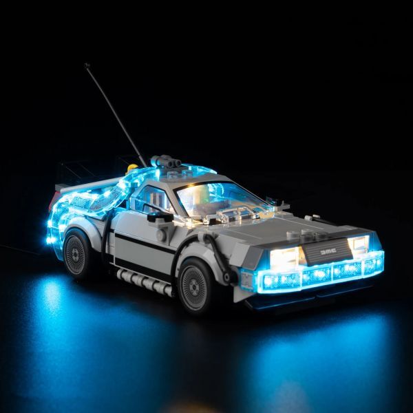 MOC レゴ 77256 互換 スピードチャンピオン バック・トゥ・ザ・フューチャー タイムマシン LED ライト 電飾キット※本体は含みません L288