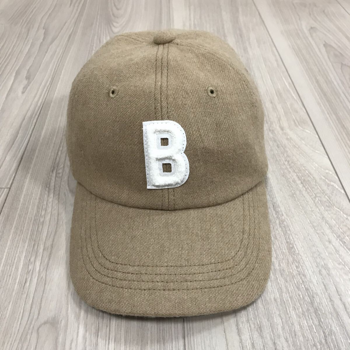 brooks brothers CAP B logo wool hat BASEBALL Bロゴ ブルックスブラザーズ ベースボール キャップ 帽子 ワッペン ウール ナイロン ハット