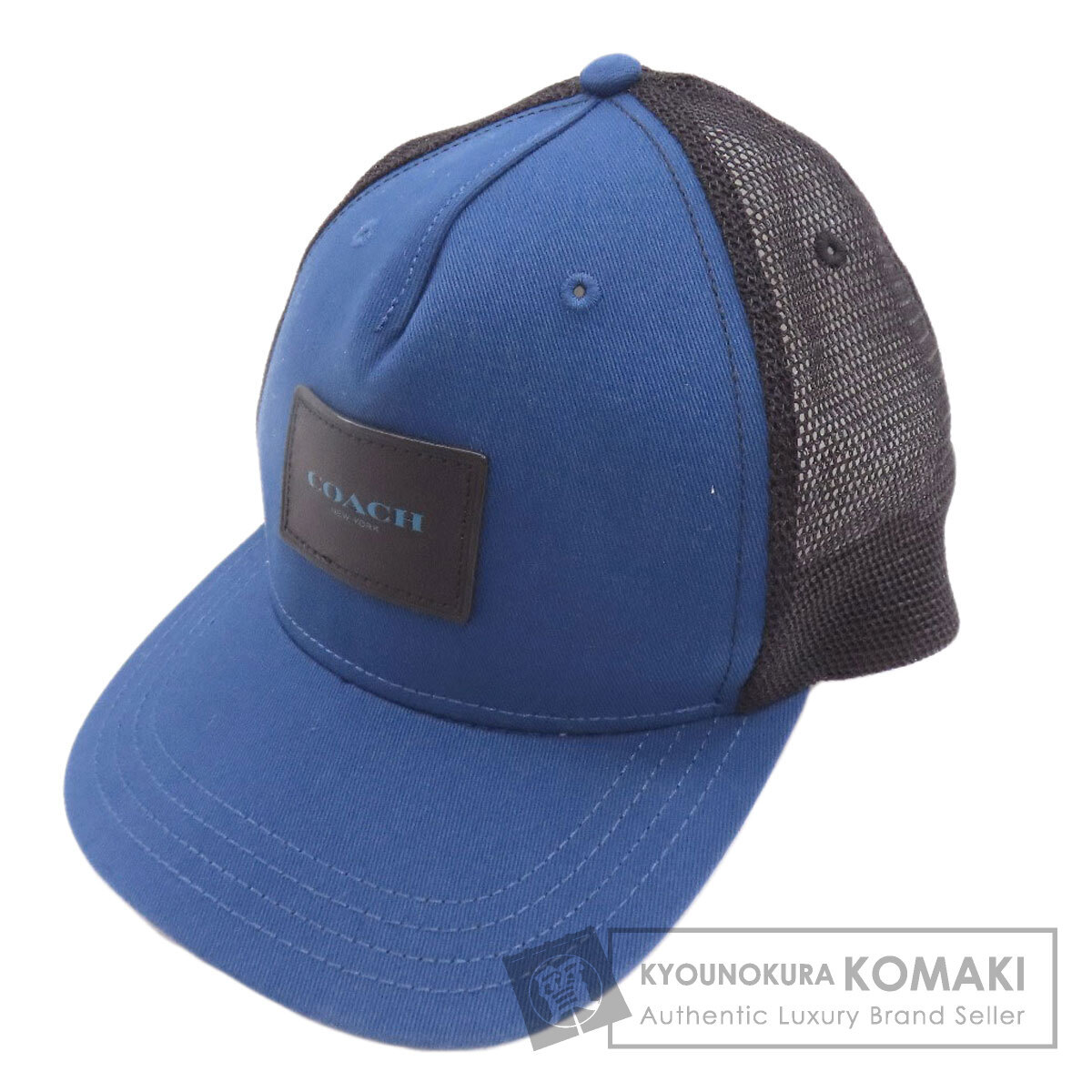 COACH コーチ ベースボールキャップ 帽子 コットン レディース 中古