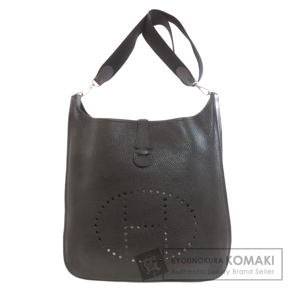 HERMES エルメス エブリン2 TGM シルバー金具 ショルダーバッグ アルデンヌ レディース 中古