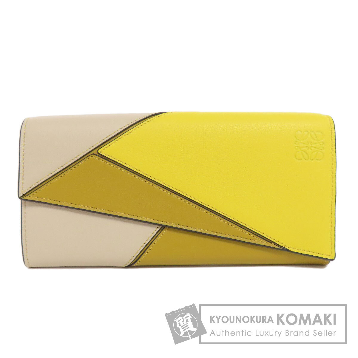 LOEWE ロエベ パズル 長財布（小銭入れあり） カーフ レディース 中古