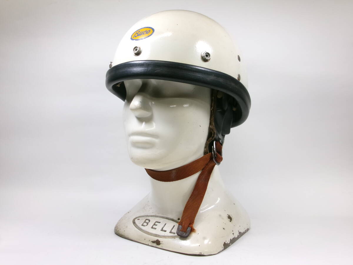 Early60s Sシェル BUCO GUARDIAN ハーフヘルメット ★ 1960年 アーリー ブコ ガーディアン プロテクター ALLSTATE ショベル パンヘッド AMA