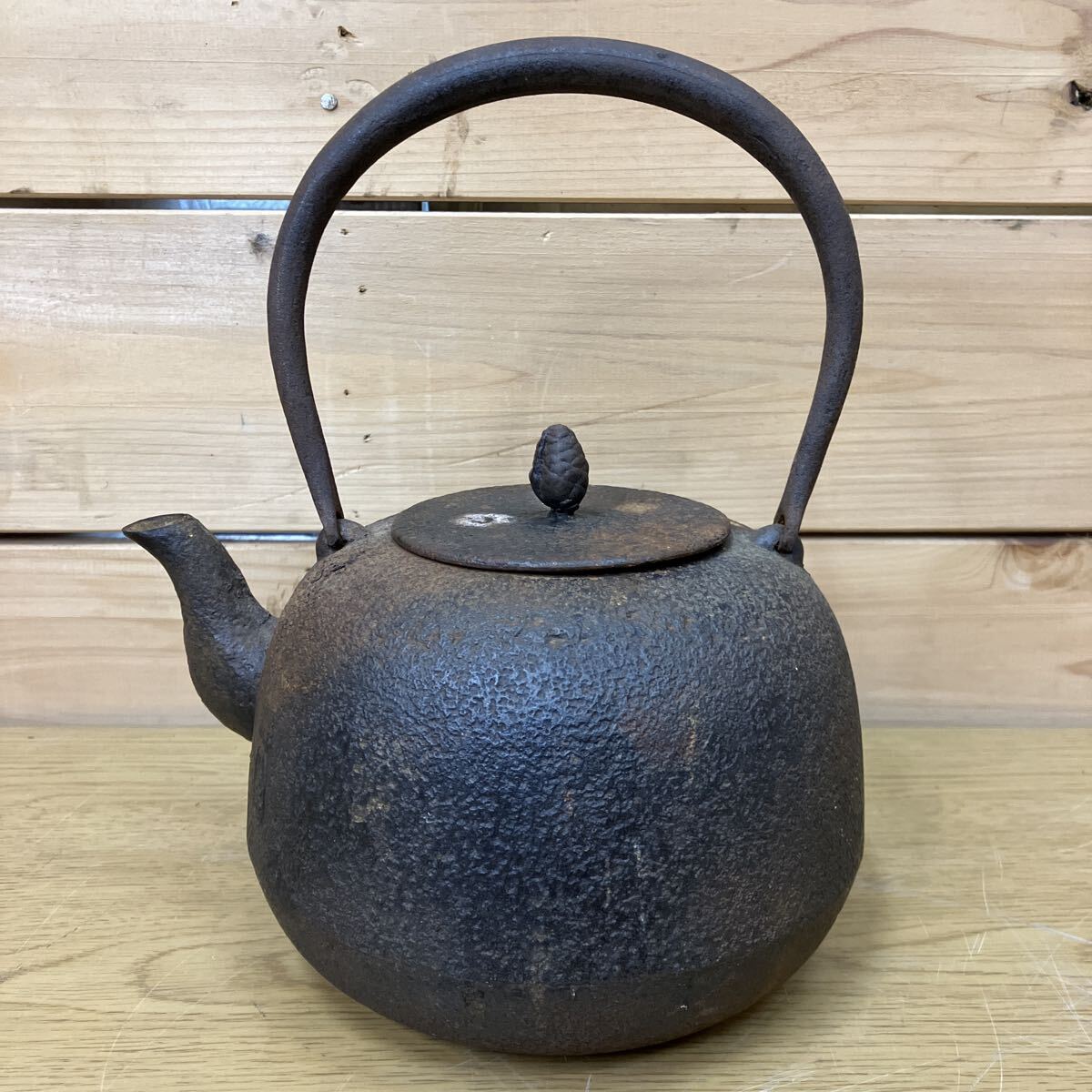 #鉄瓶 南部鉄瓶 茶道具 茶器 鉄器 アンティーク　照光堂