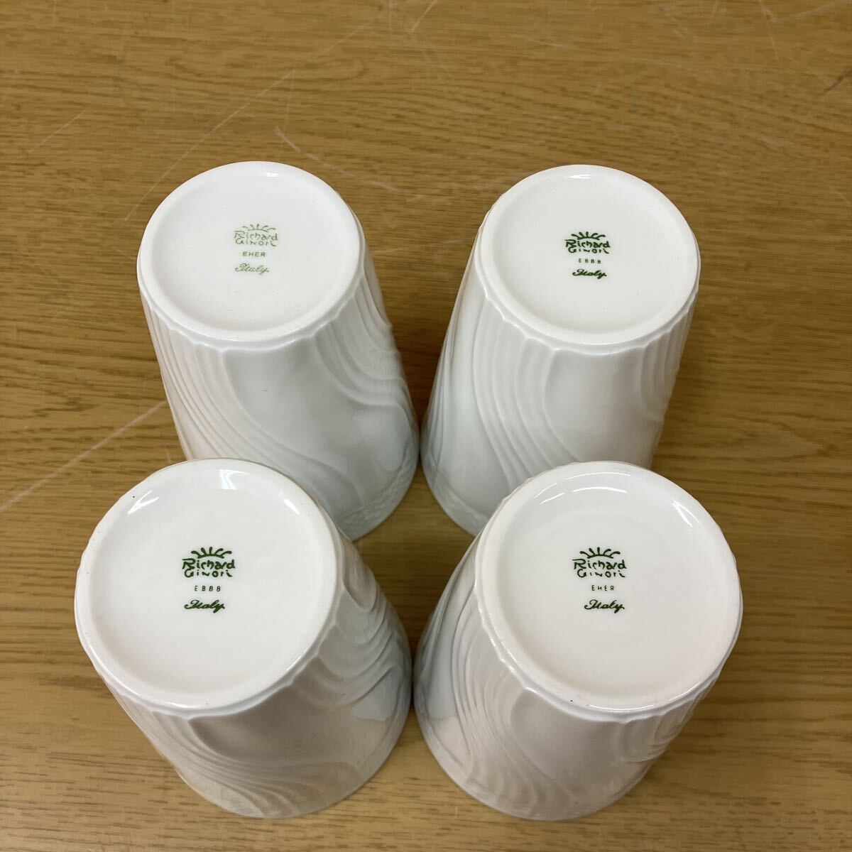 #リチャードジノリ ベッキオホワイト タンブラー フリーカップ350ml×4個