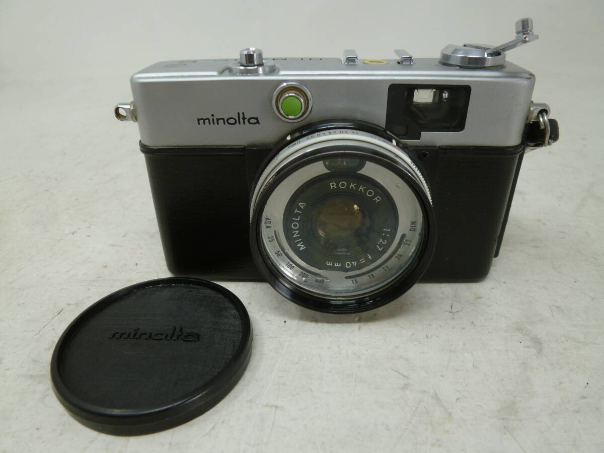 中古ジャンク Minolta ミノルタ Hi-Matic C フイルムカメラ [Y-125] 送料無料(北海道沖縄・離島佐川急便中継料金がかかる地域は除く)