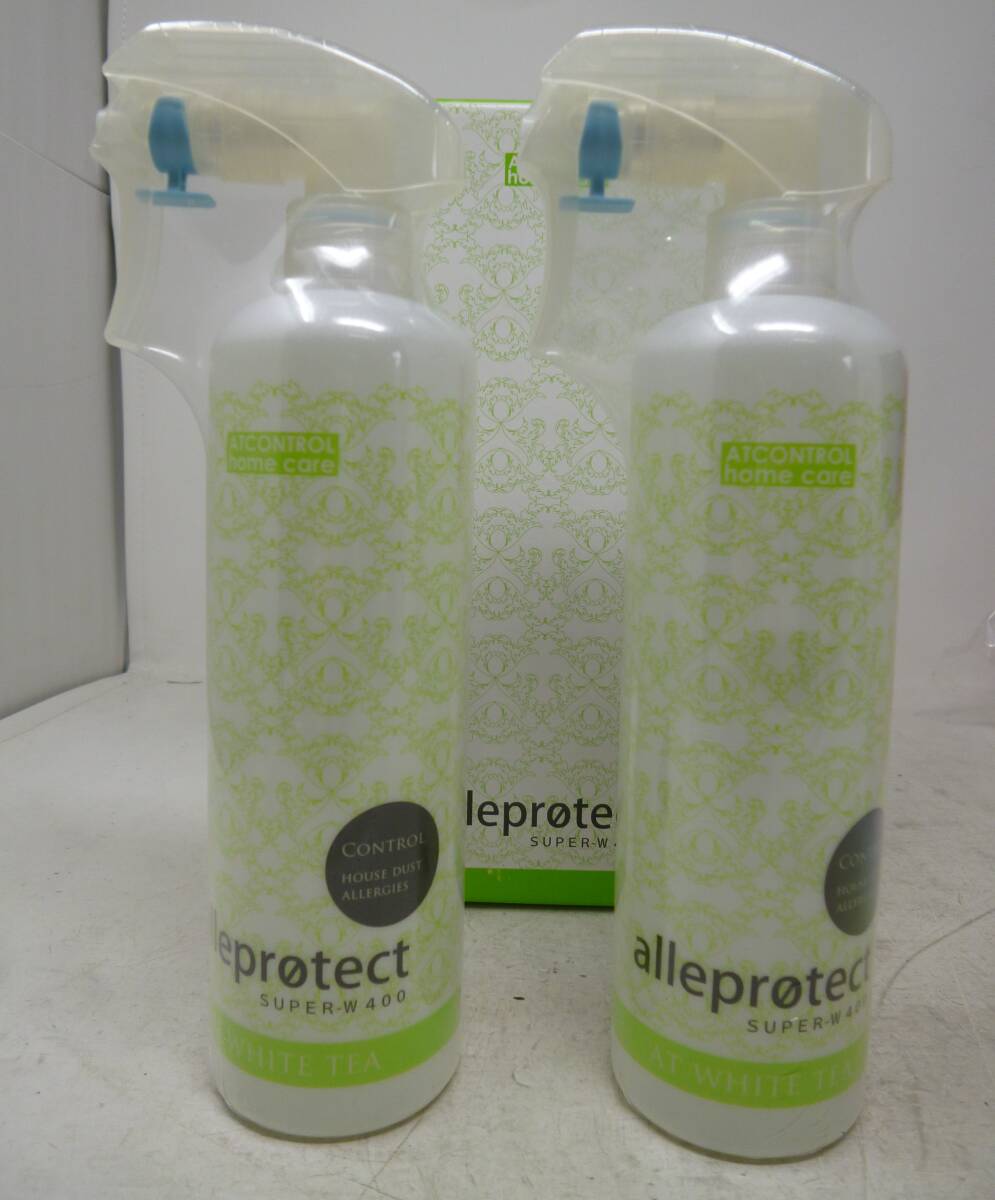 未使用 alleprotect SUPER-W400 ホワイトティー 400ml×2本 [Y-187] 送料無料(北海道・沖縄・離島・佐川急便中継料金がかかる地域は除く)
