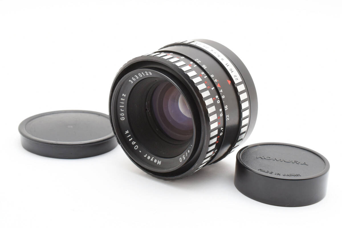 希少＊ドイツ製 Meyer -Optik Gorlitz Oreston 1.8/50 M42 前期型 ゼブラ 銀ボタン