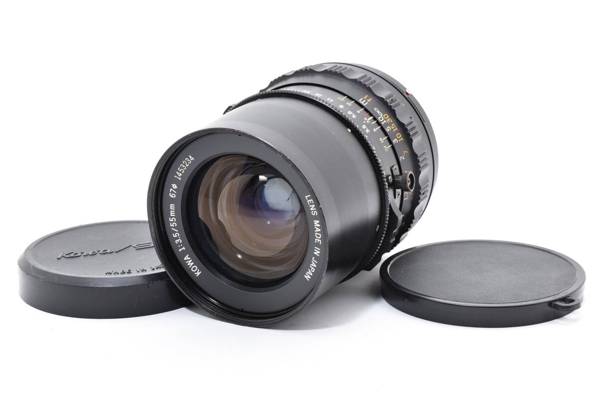 希少＊コーワ KOWA SIX用 中判レンズ 55mm F3.5 ブラック レンズ