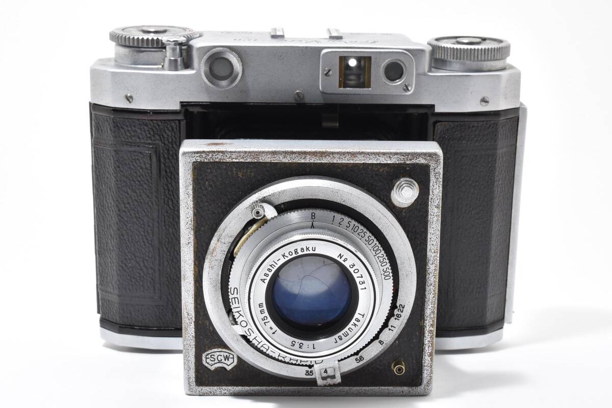 SCW 鈴木光学 Press Van-120 プレスバン Asahi-Kogaku Takumar 1:3.5 75mm 蛇腹 中判カメラ