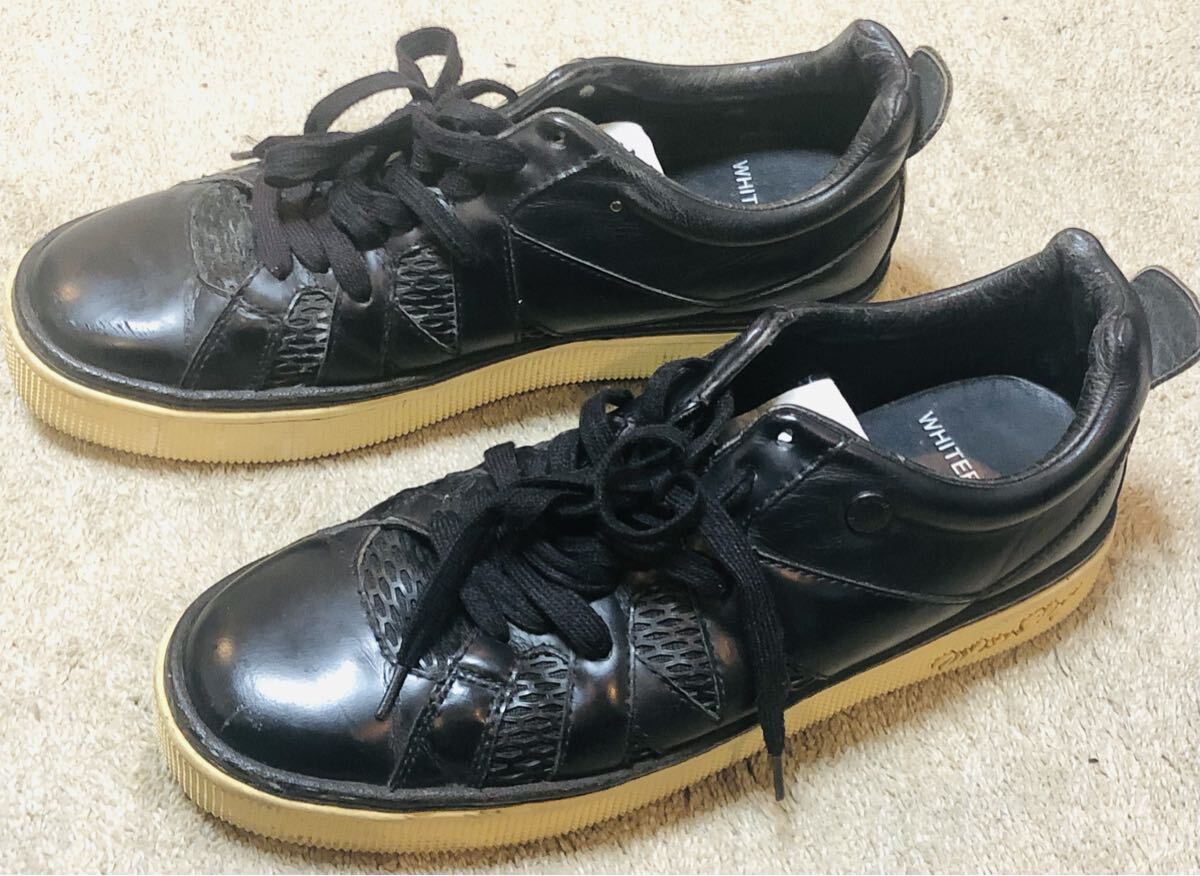 WHITEFLAGS ホワイトフラッグス・ ブラック＆厚目のソール size27.0cmぐらい