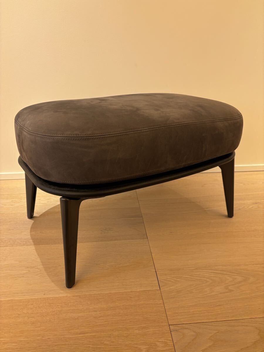 展示品　美品　ミノッティ　Minotti フットスツール　ロドルフォ・ドルドーニ　オットマン　イタリアンモダン スツール